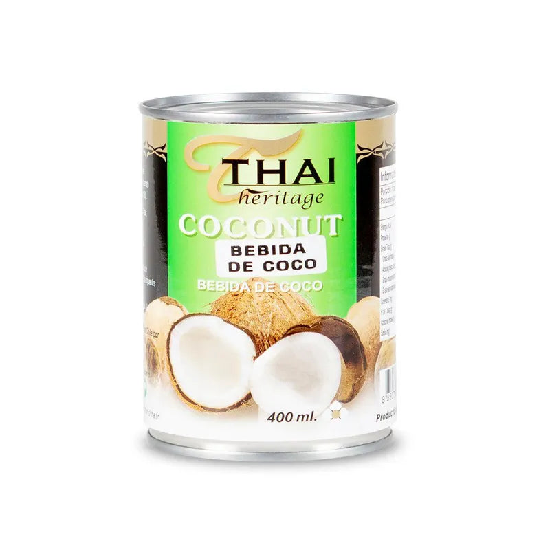 Thai Heritage Bebida de coco lata 400 ml x 24 Un